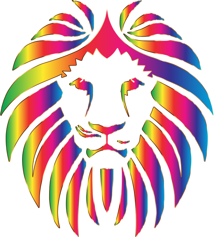 Prismatic Lion 8 No Background