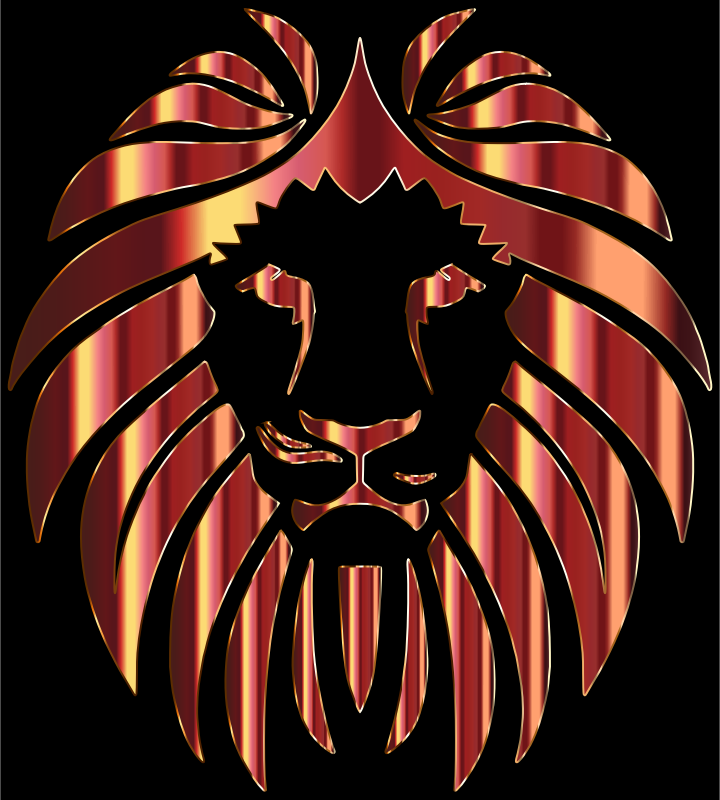 Golden Lion 5 - Openclipart