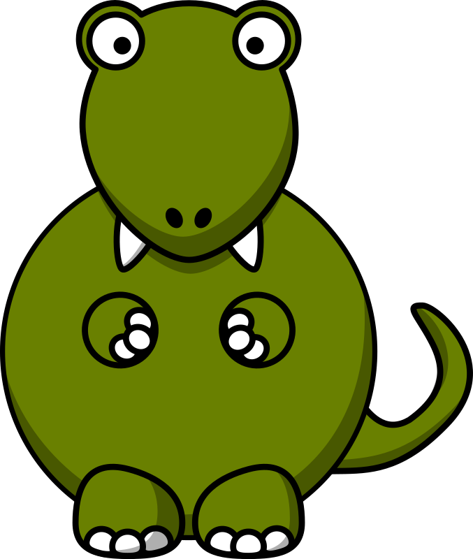 Cartoon tyrannosaurus rex