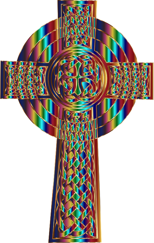 Prismatic Celtic Cross 3