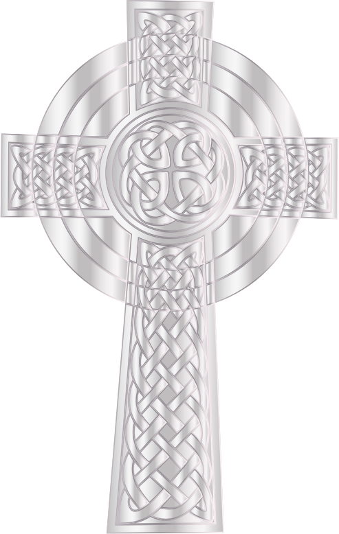 Silver Celtic Cross 2