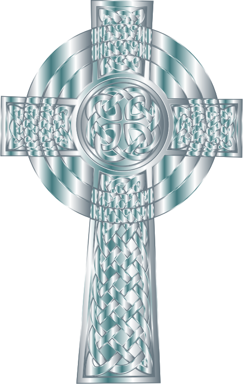 Silver Celtic Cross 4