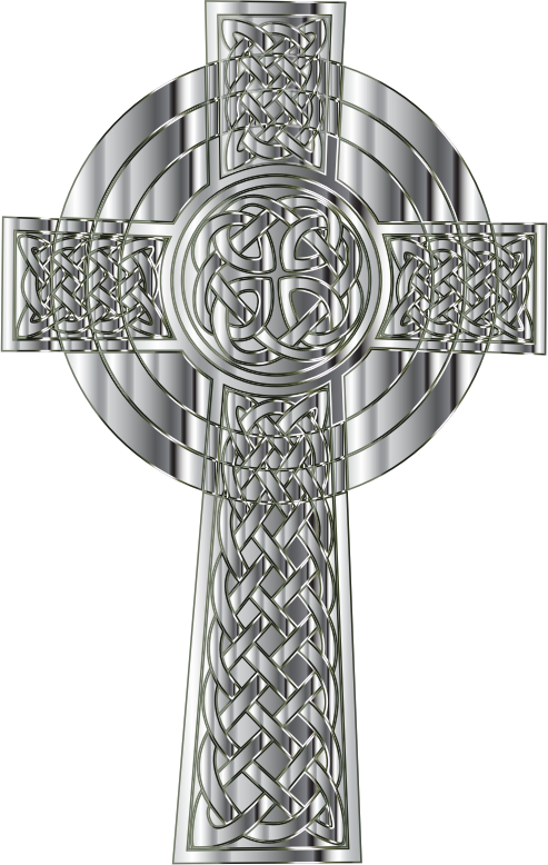 Chrome Celtic Cross