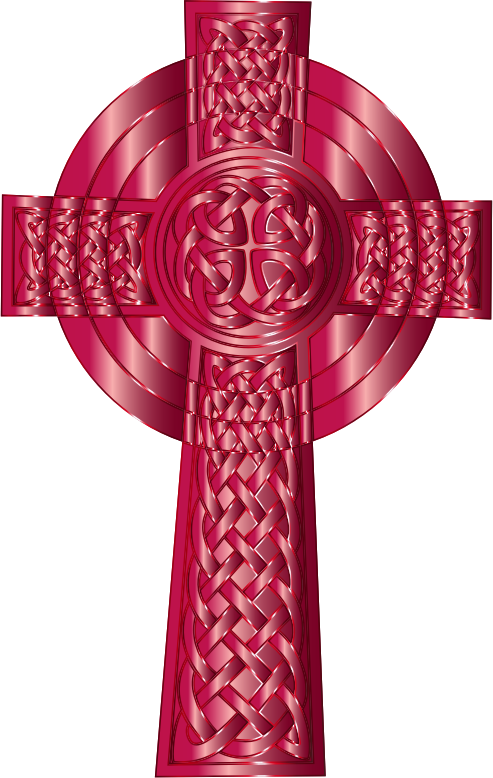 Ruby Celtic Cross