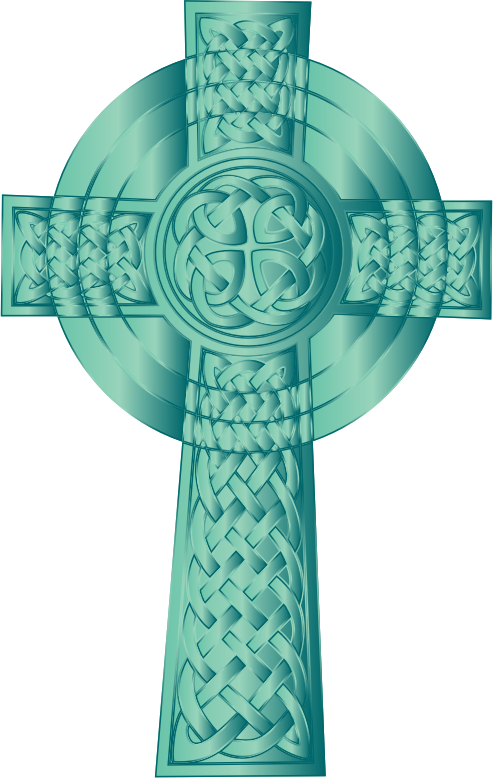 green celtic cross png