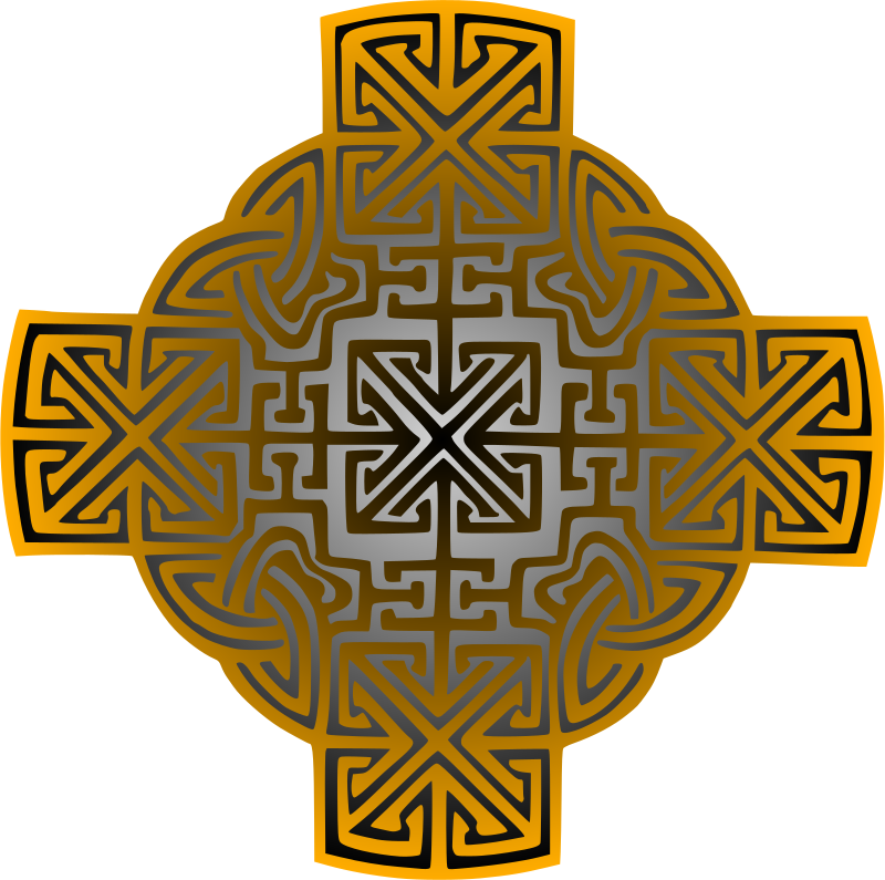 Celtic-inspired design (colour)