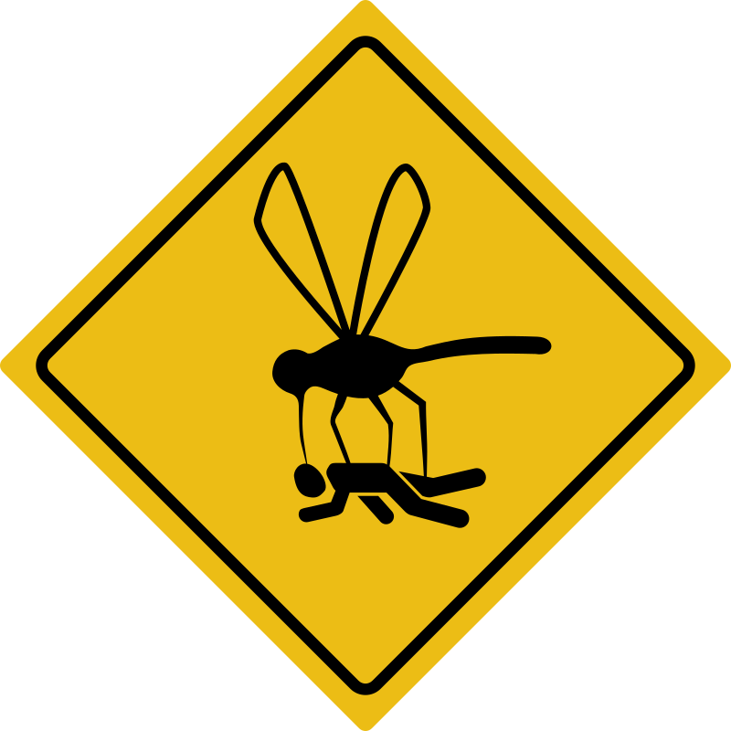 Beware of gnats sign