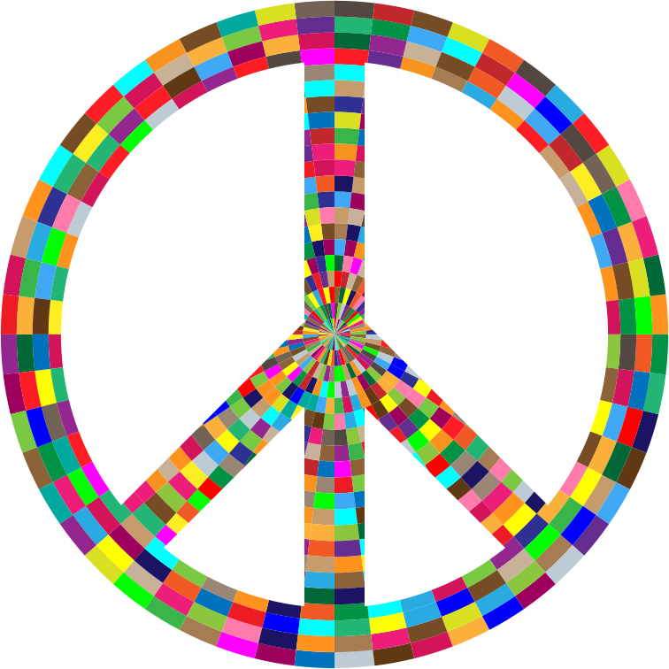 Prismatic Peace Sign