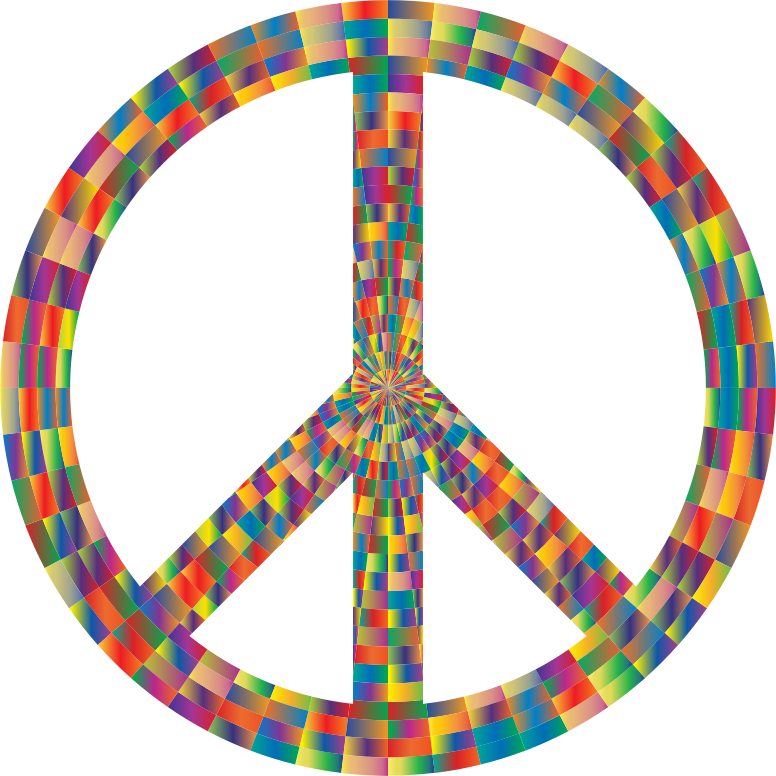 Prismatic Peace Sign 6