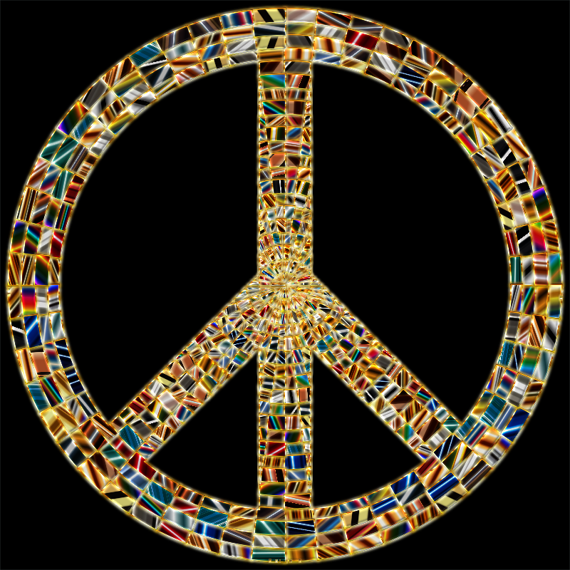 Prismatic Peace Sign 15 Enhanced