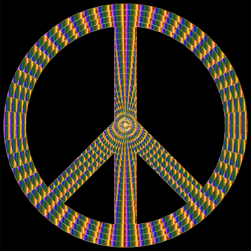 Prismatic Peace Sign 17