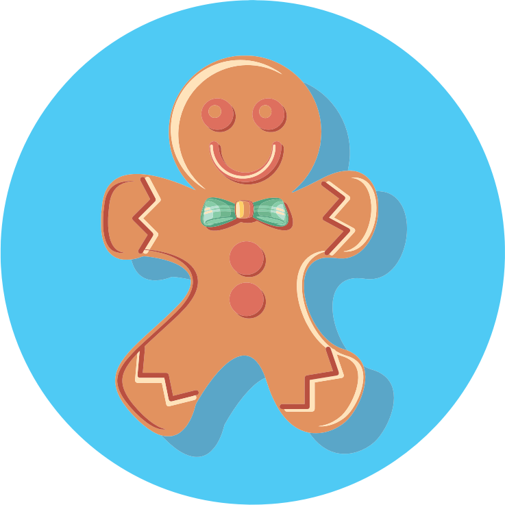 Gingerbread Man Icon