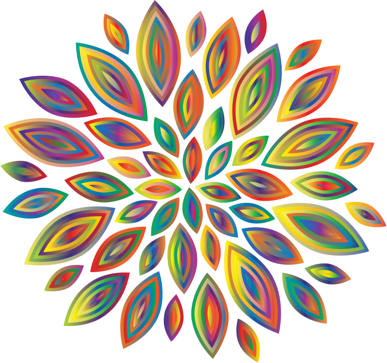 Chromatic Flower Petals 6