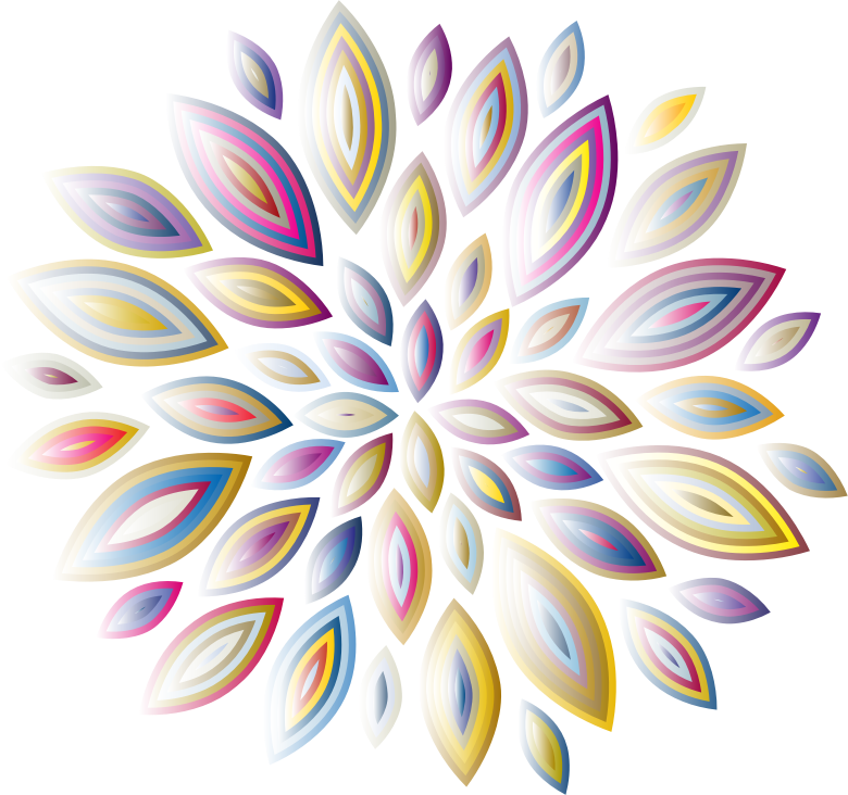 Chromatic Flower Petals 8