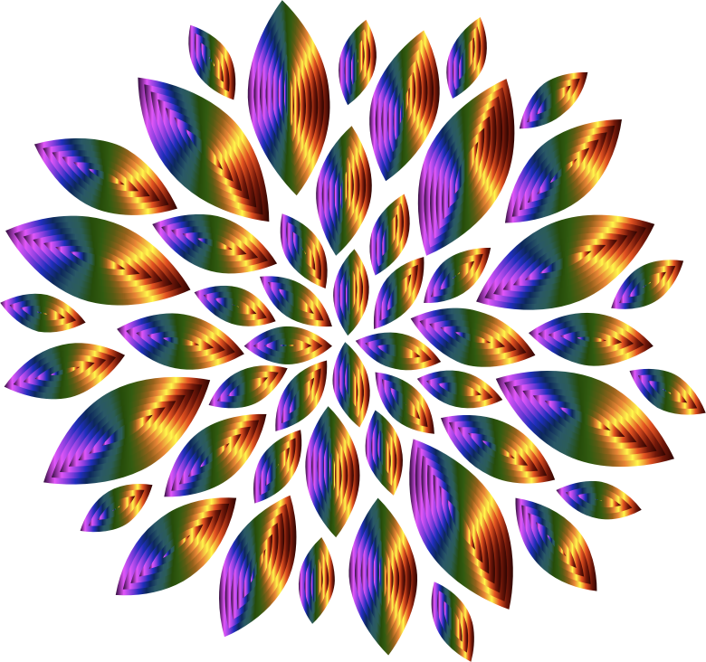 Chromatic Flower Petals 10