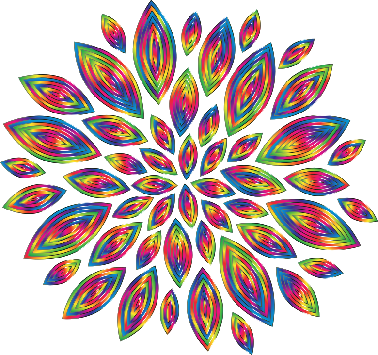 Chromatic Flower Petals 11