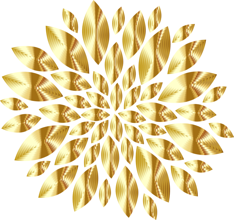 Gold Flower Petals