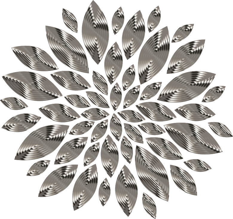 Chrome Flower Petals