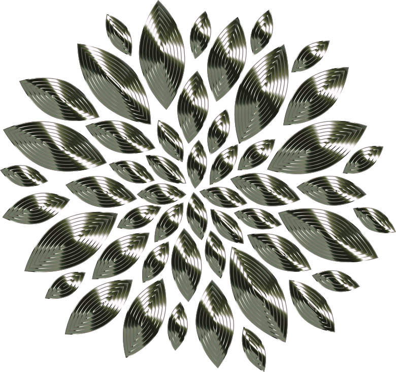 Chrome Flower Petals 2