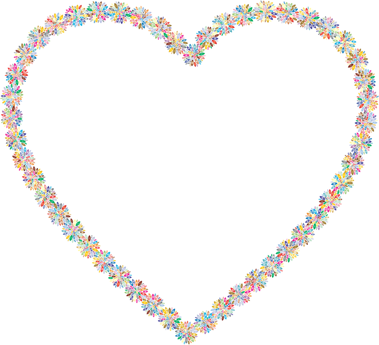 Prismatic Petals Heart 3