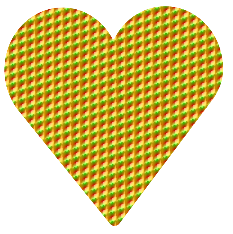 Patterned heart 13