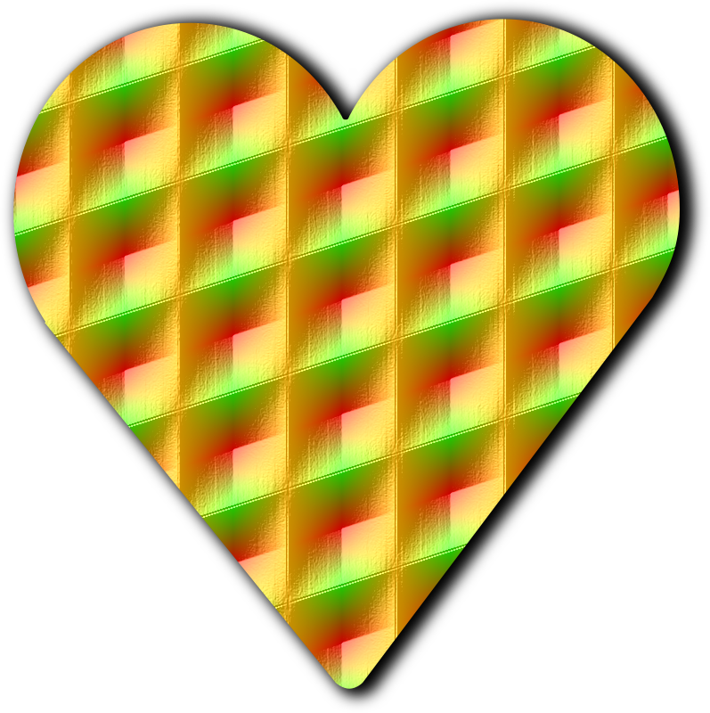 Patterned heart 14