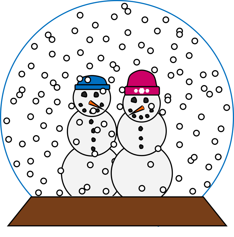 Snowpeople Snowglobe