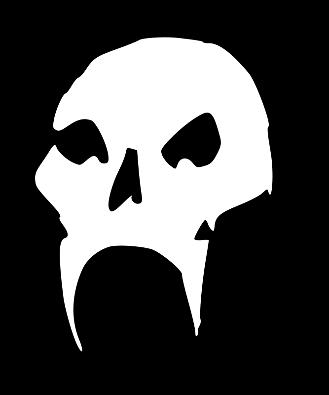 Strange skull - Openclipart