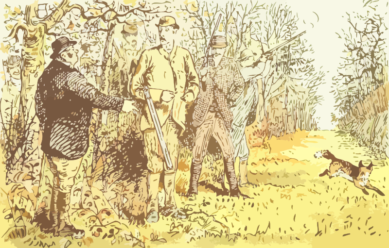 Hunting scene