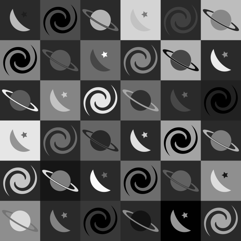 Space pattern 3 (greyscale)