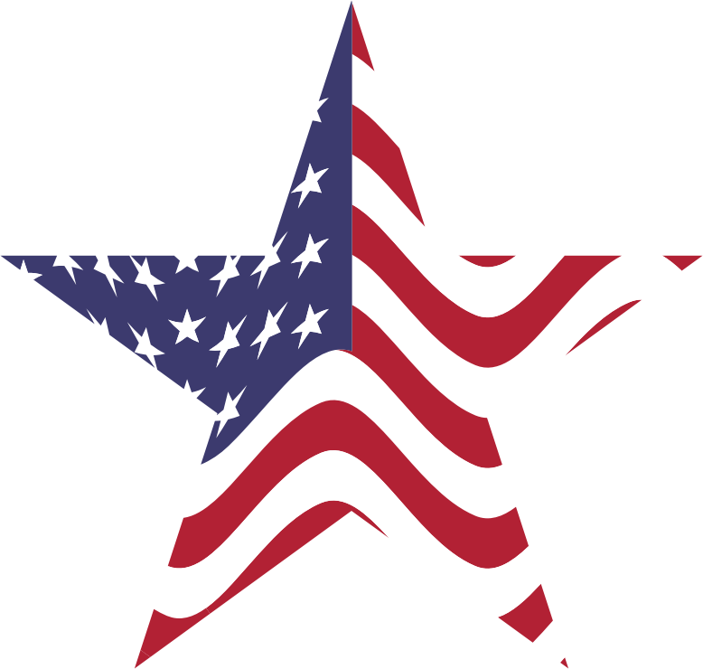 American Flag Star