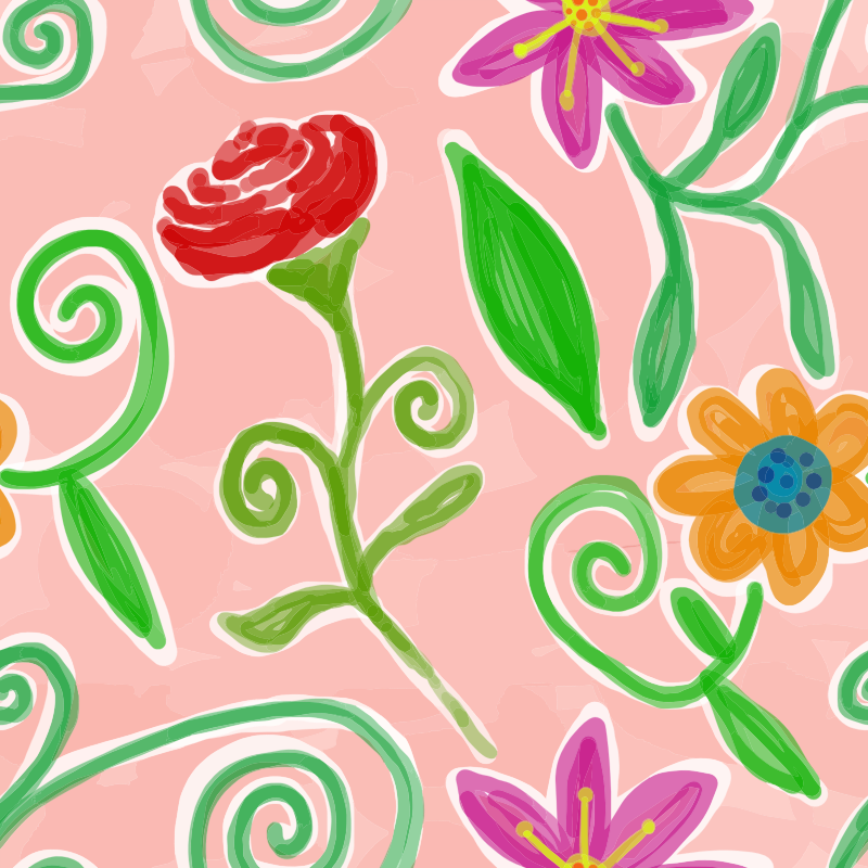 Watercolor Floral Pattern