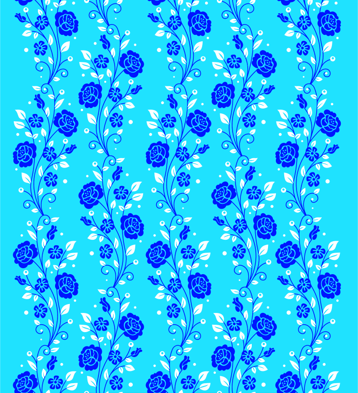 Vertical Floral Pattern