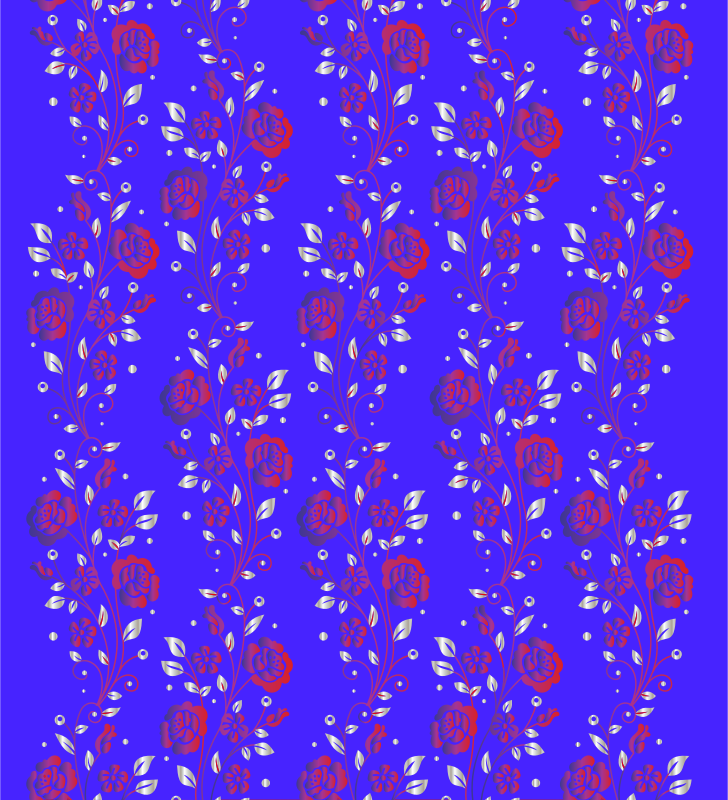 Vertical Floral Pattern Modified