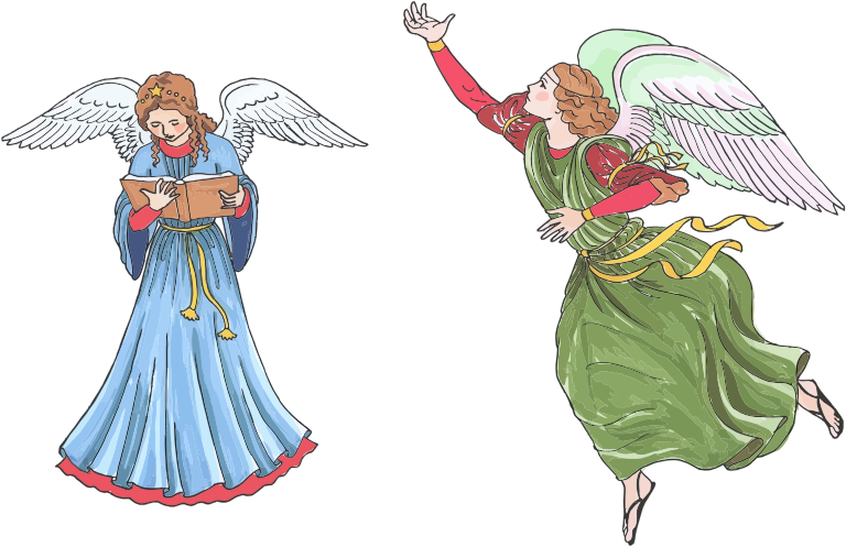 Two Female Angels