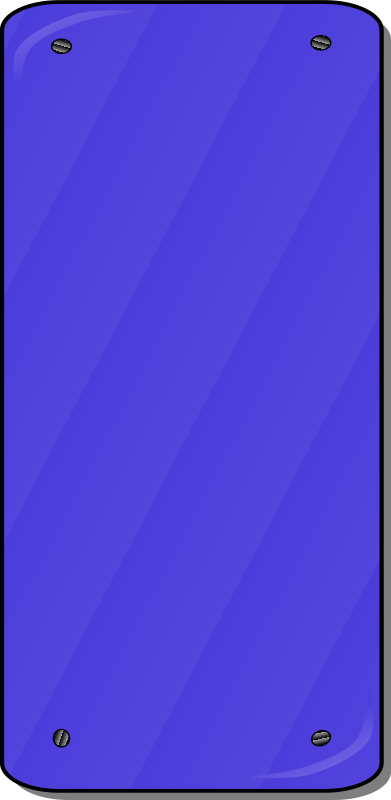 blue pane