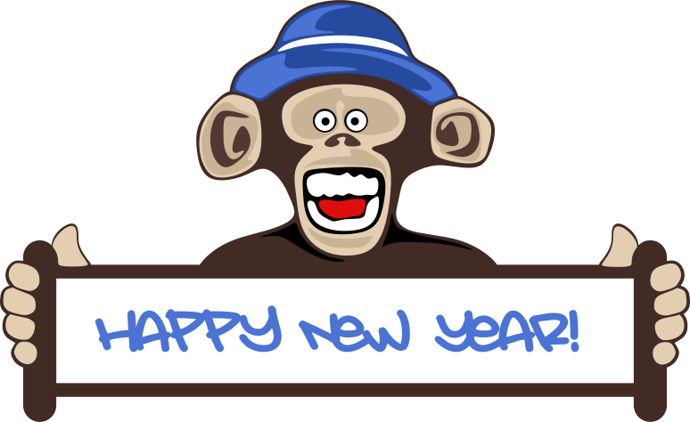 Happy New Year Monkey