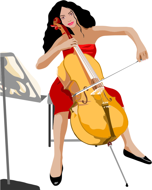 Female Cello Player