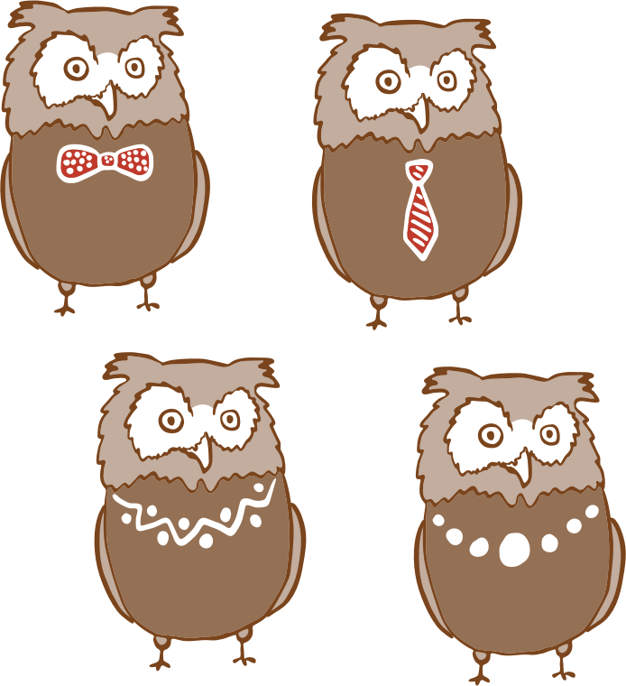 Anthropomorphic Owls