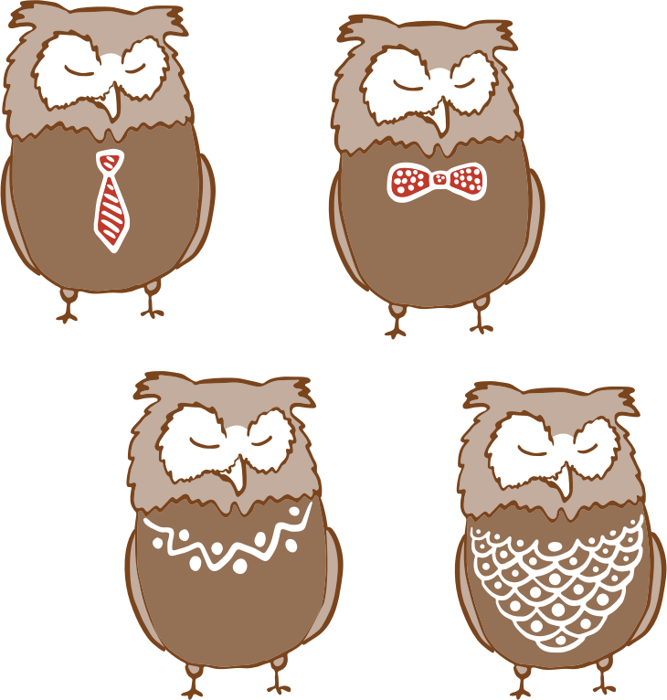 Anthropomorphic Owls 3