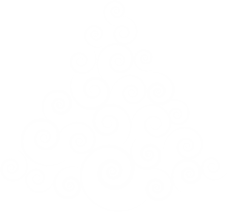 Abstract Spiral Christmas Tree White No Background