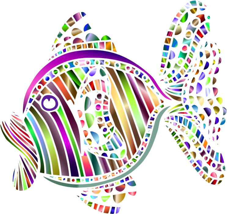 Abstract Colorful Fish 3