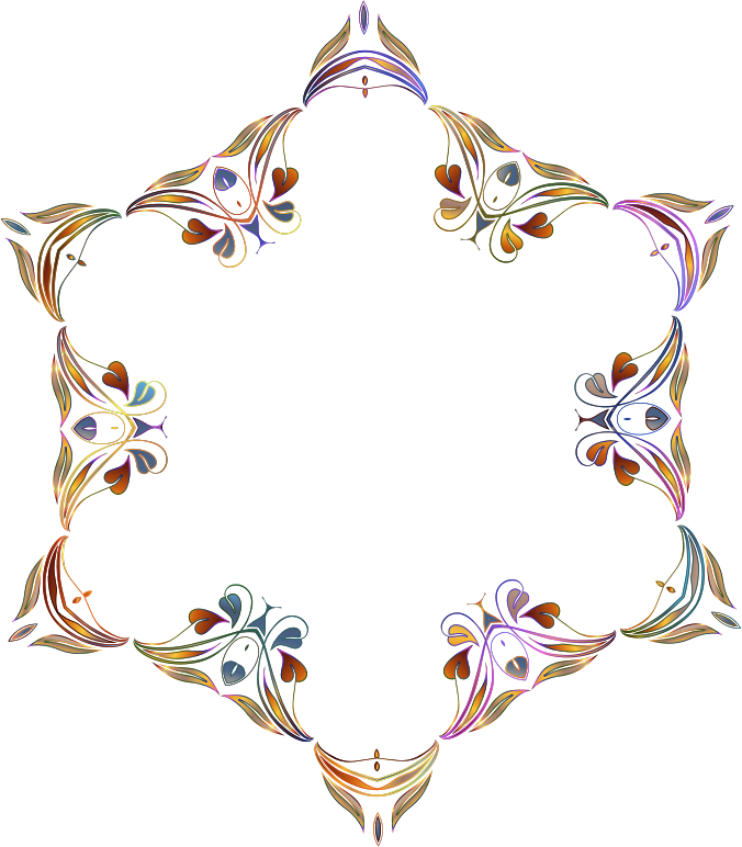 Floral Flourish Frame 22