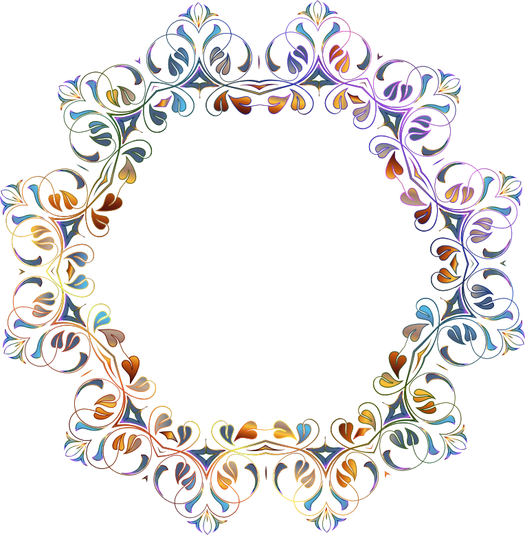 Floral Flourish Frame 23