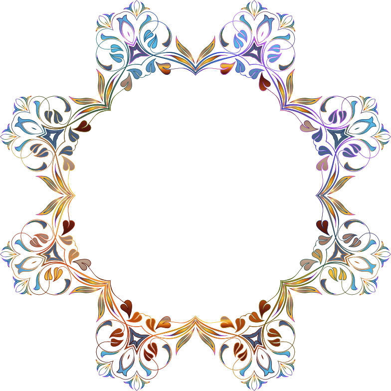 Floral Flourish Frame 25