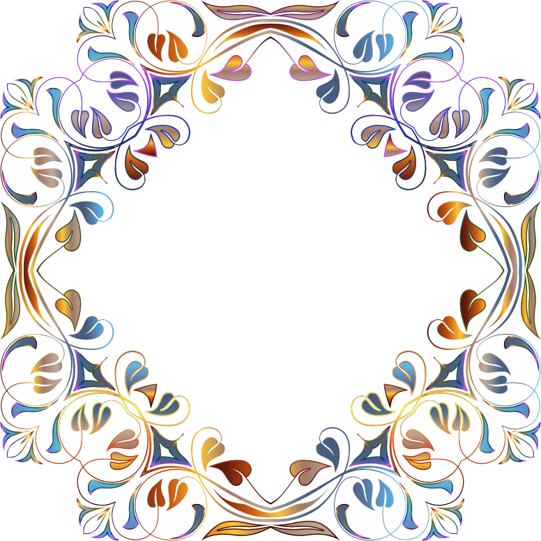 Floral Flourish Frame 27