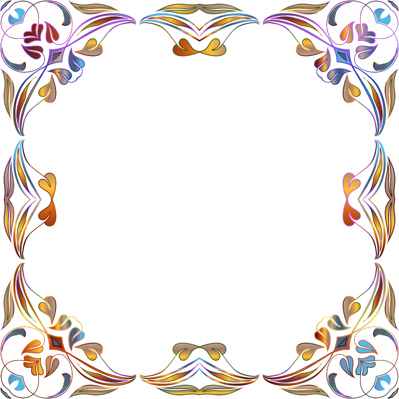 Floral Flourish Frame 29