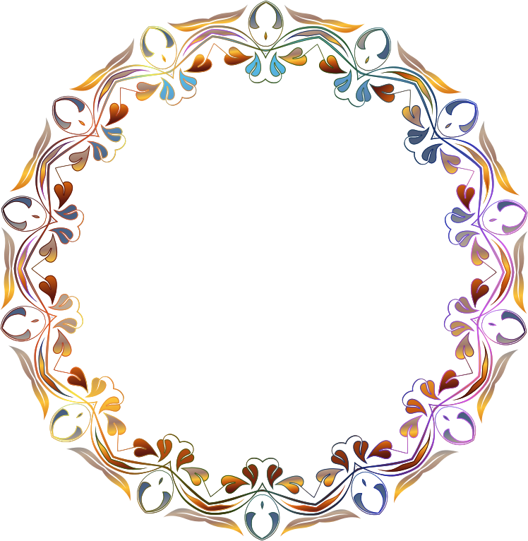 Floral Flourish Frame 33