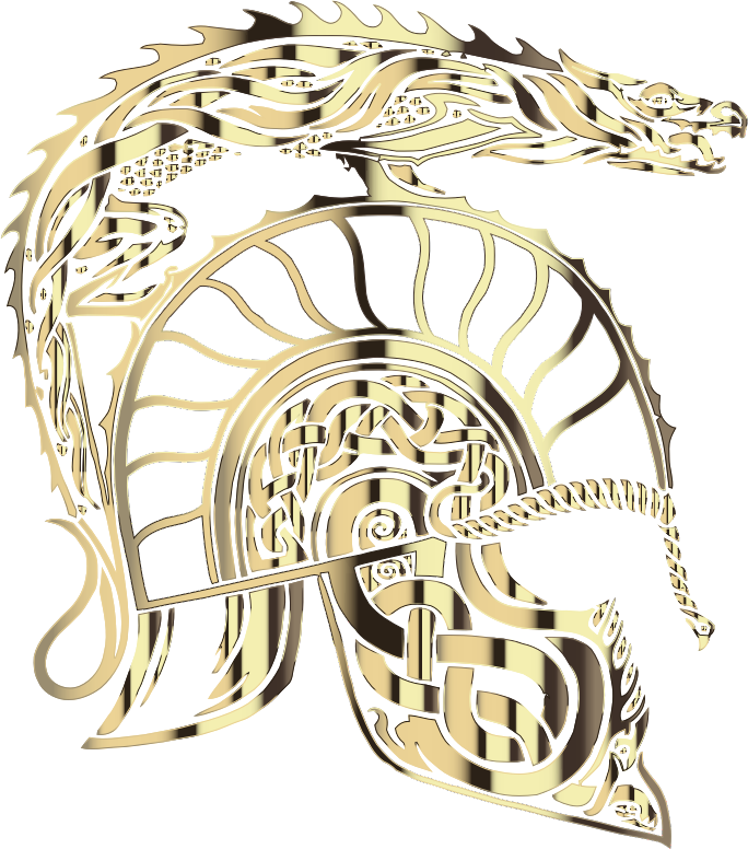 Children Of Hurin Dragon Helm Brass No Background