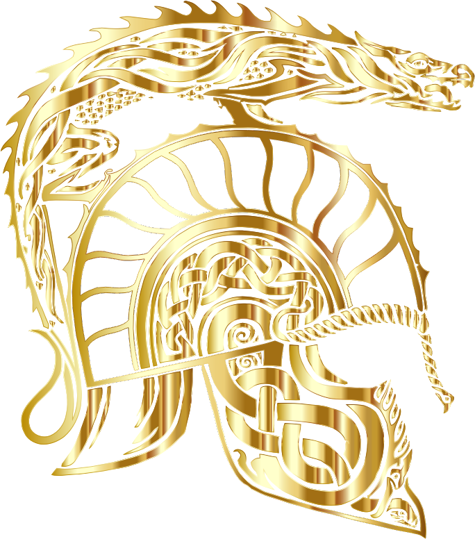 Children Of Hurin Dragon Helm Gold No Background